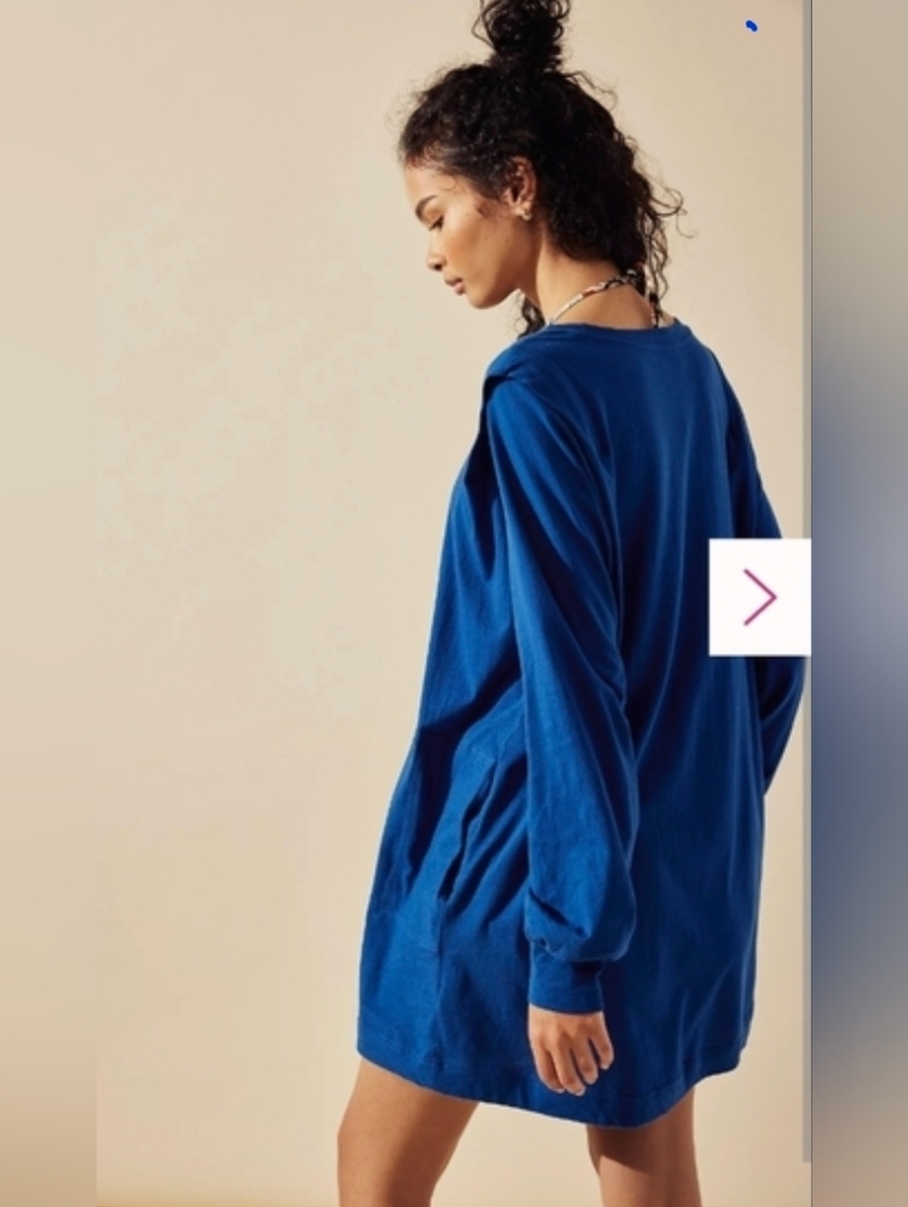 New Free People Beach Jordan Longsleeve Tunic Top or Mini Dress